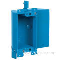 Work Outlet Box 1 Gang single B117RSW Blue recessed floor outlet box outdoor switch box non-metallic With Bracket